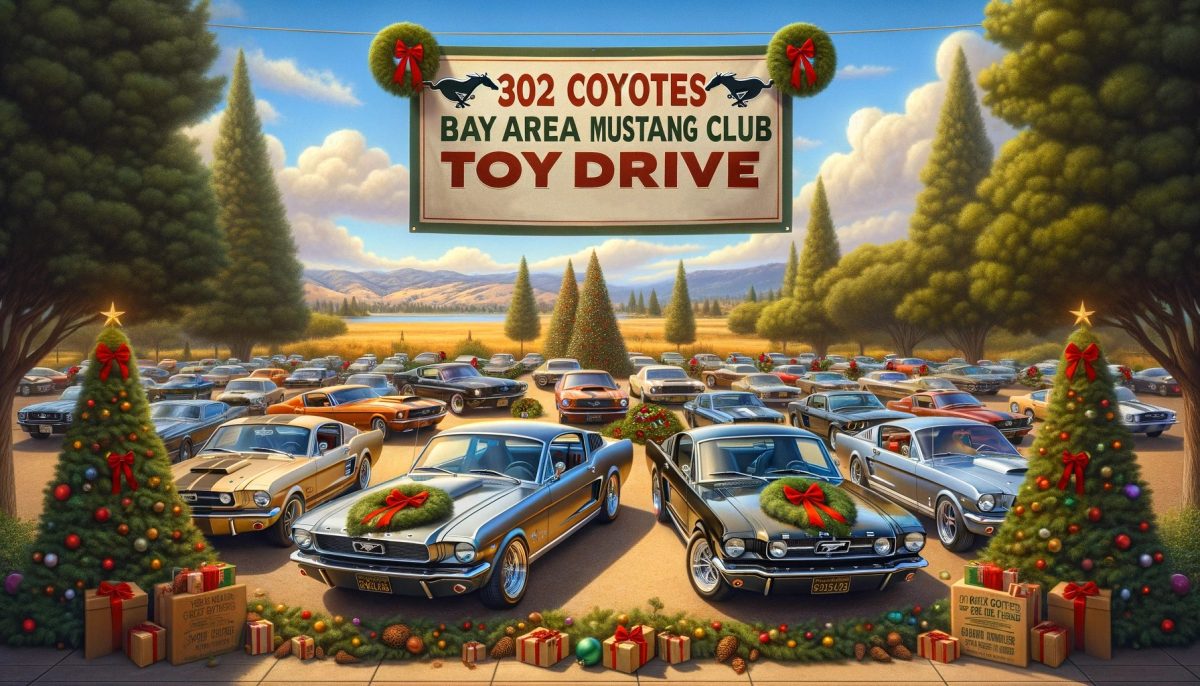 302 Coyotes Bay Area Mustang Club Toy Drive