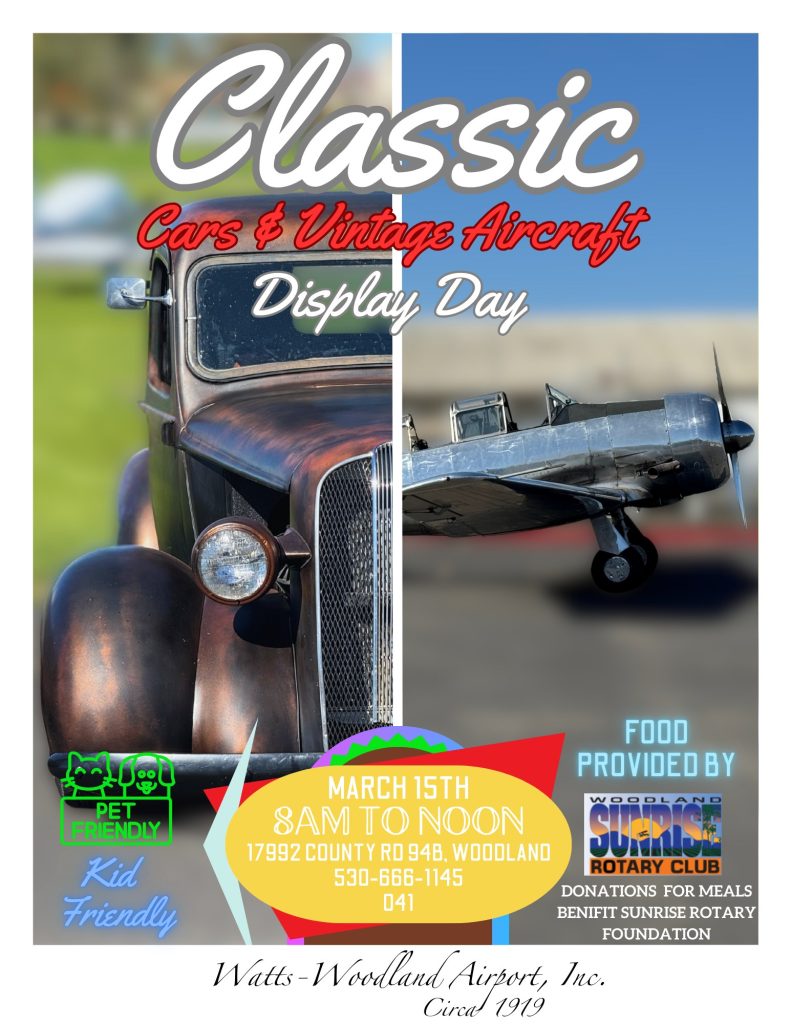 Classic Car and Vintage Aircraft Display Day