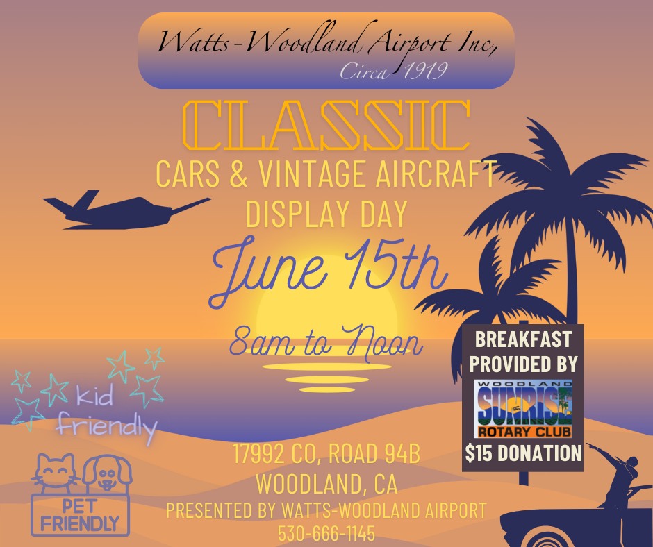 Classic Car and Vintage Aircraft Display Day