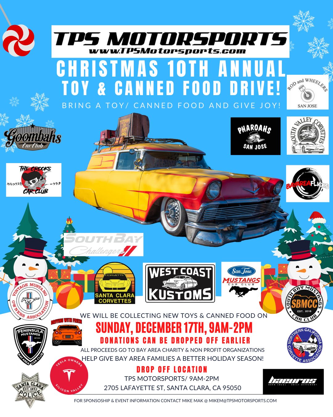 TPS Motorsports Toy & Food Drive