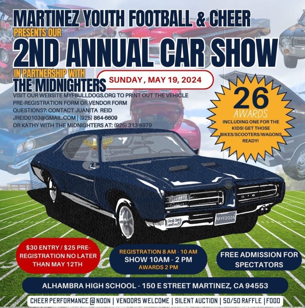 Martinez Youth Football & Cheer Car Show