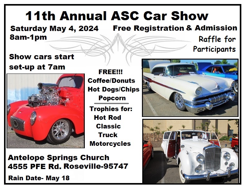 Antelope Springs Church Car Show