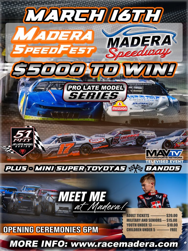 Madera Speedway MAVTV Race