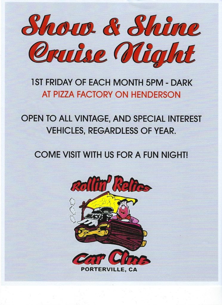 Rollin Relics Cruise Night