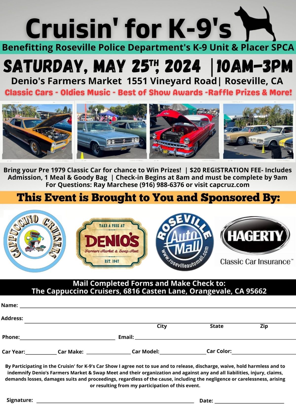 Cruisin’ for K-9’s Car Show