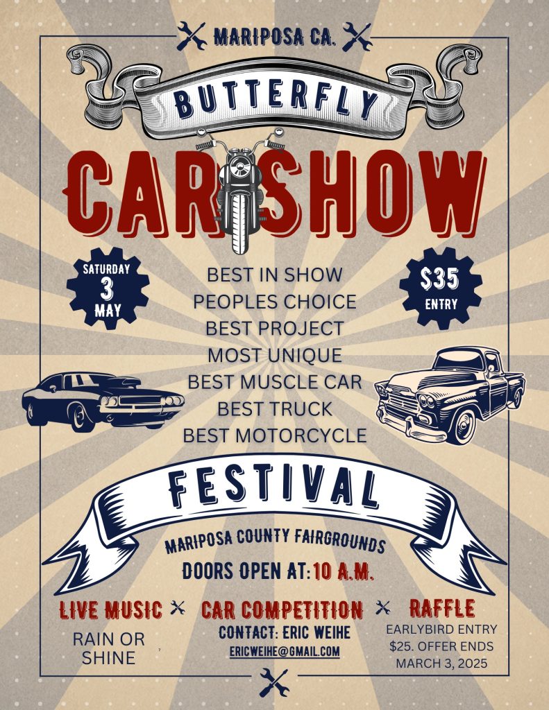 Mariposa Butterfly Festival Car Show