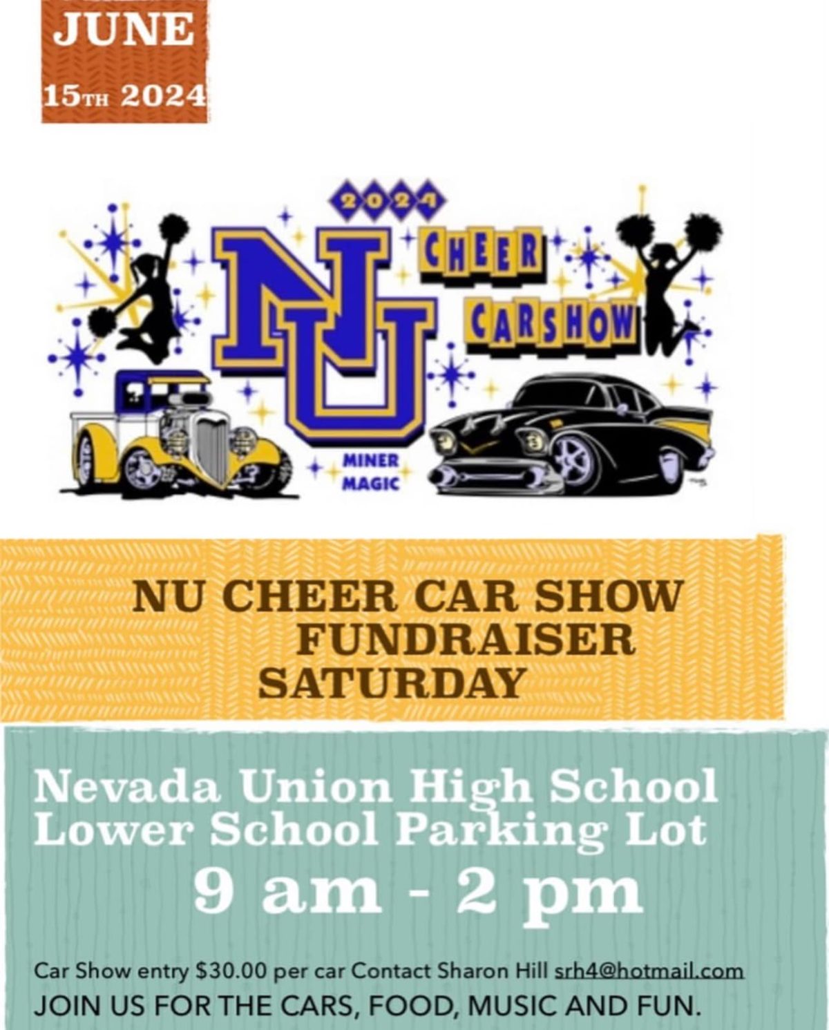 Nevada Union Cheer Car Show