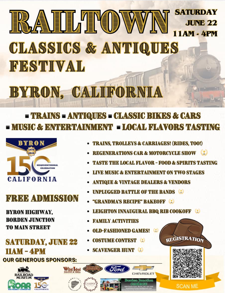 Railtown Classics & Antiques Festival Car Show