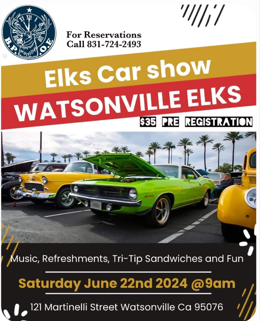 Watsonville Elks Car Show