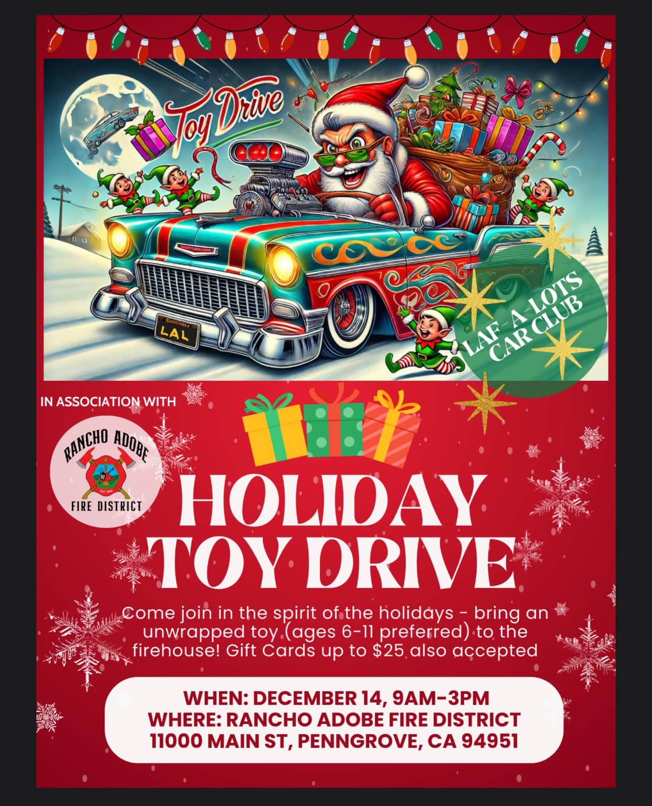 Penngrove Holiday Toy Drive