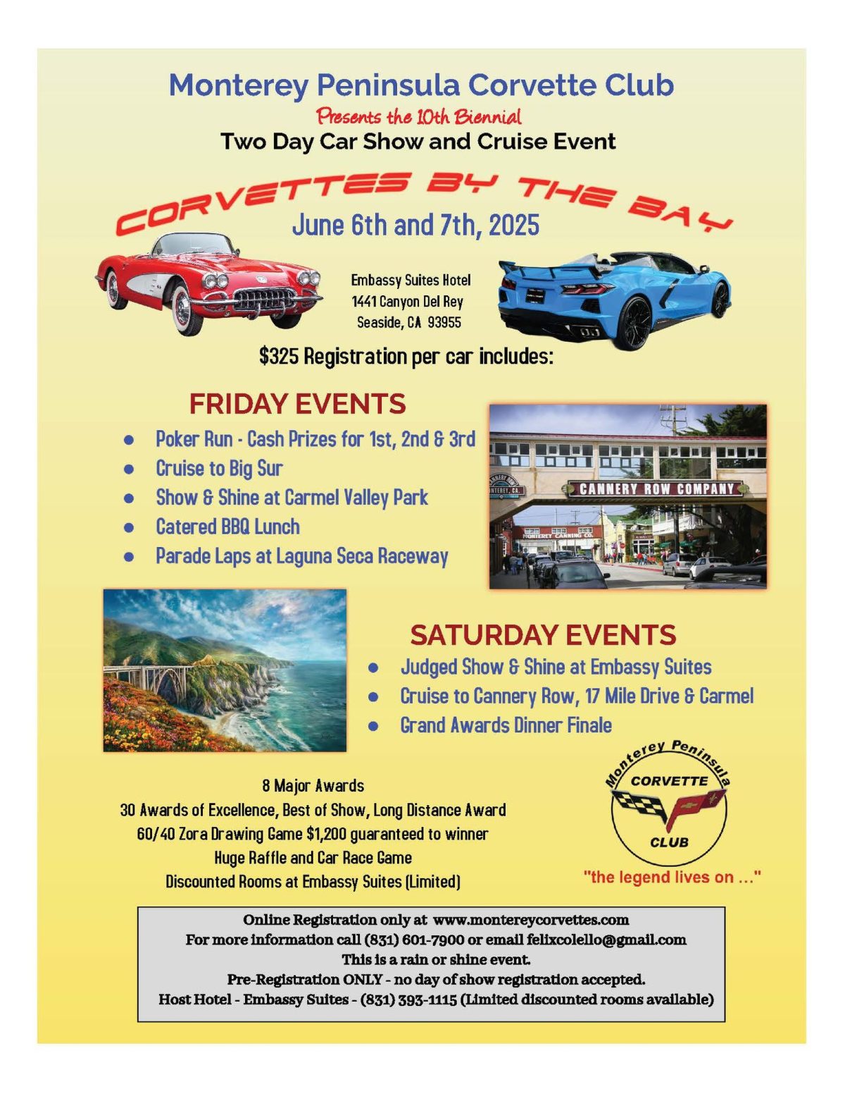 Monterey Peninsula Corvette Club Car Show