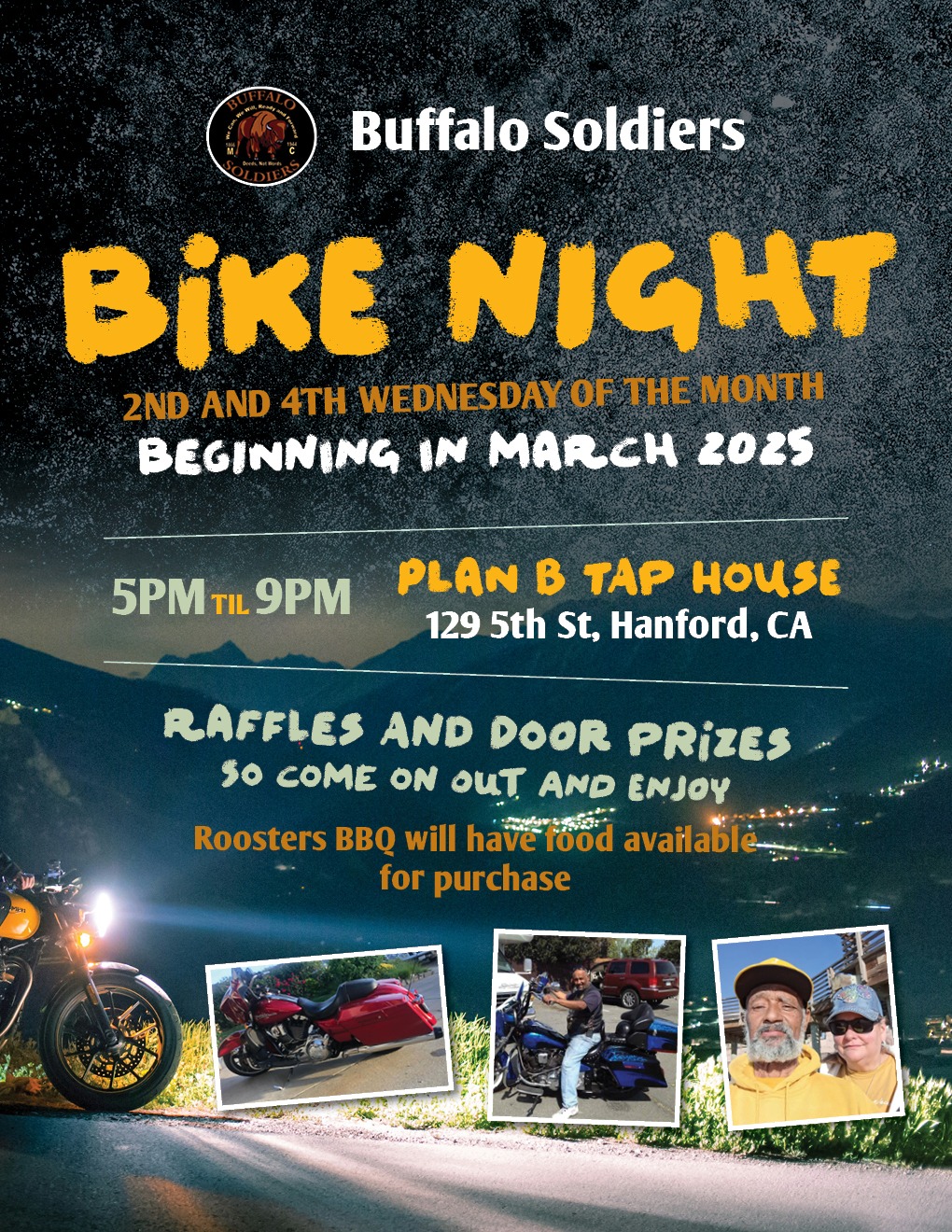 Bike Night with Buffalo Soldiers