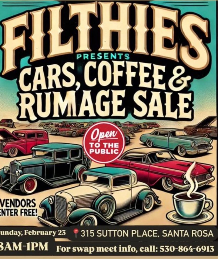 Filthies Cars Coffee & Rummage Sale