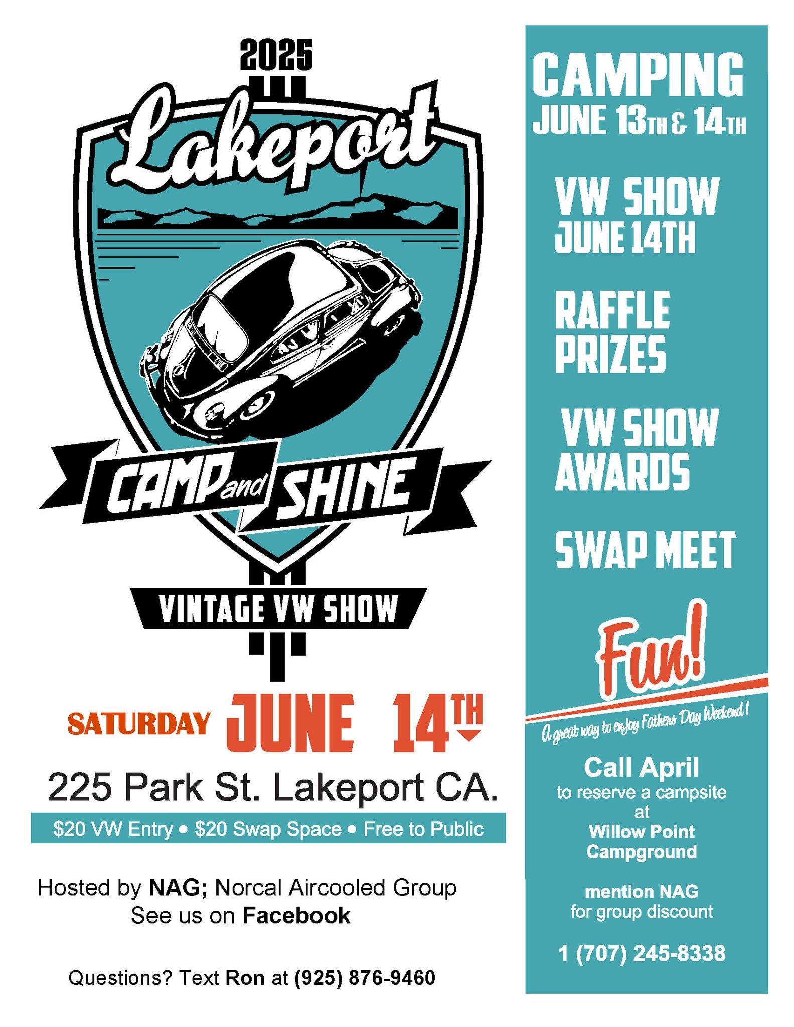 Lakeport Camp & Shine 2025