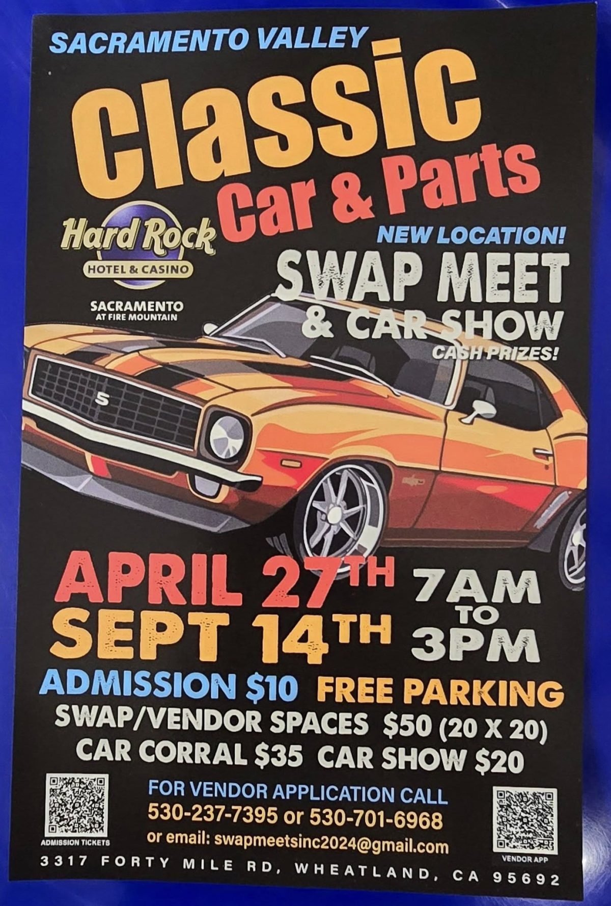 Sacramento Valley Classic Car & Parts Swap Meet