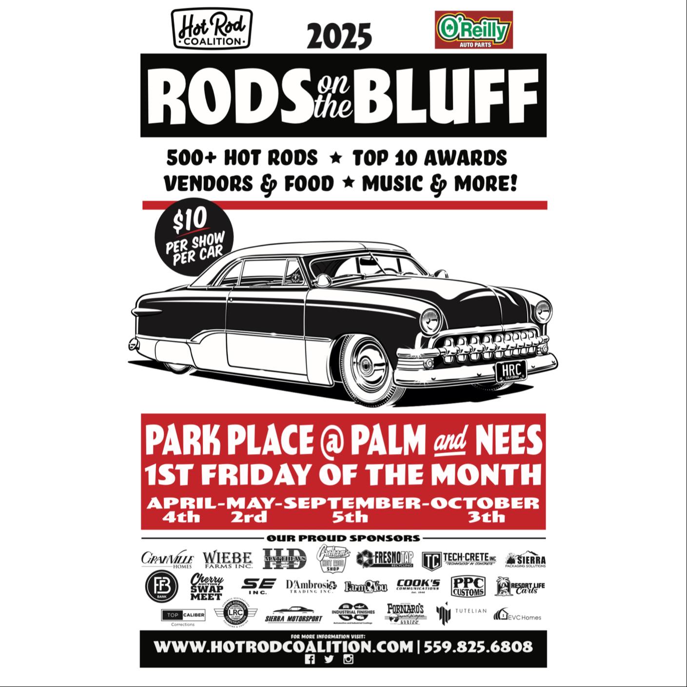 Hot Rod Coalition's Rods On The Bluff 2025